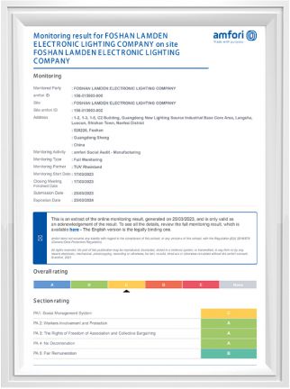 BSCI Certificado