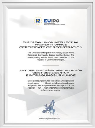 Certificado de Patente Europea EUIPO