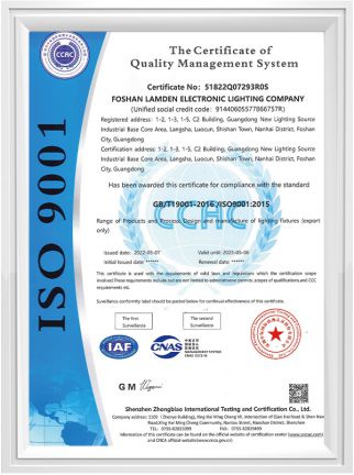 ISO 9001 Certificado