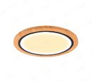 310mm Diameter Round FSC Wood Frame LED Ceiling Light