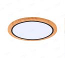 410mm Diameter Round FSC Wood Frame LED Ceiling Light