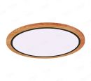 600mm Diameter Round FSC Wood Frame LED Ceiling Light