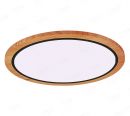 800mm Diameter Round FSC Wood Frame LED Ceiling Light