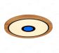 600mm Diameter RGB in Centre Round FSC Wood Frame LED Ceiling Light 90006