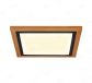 400x400mm Square FSC Wood Frame LED Ceiling Light