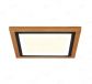 400x400mm Square FSC Wood Frame LED Ceiling Light