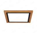 400x400mm Square FSC Wood Frame LED Ceiling Light