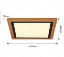 400x400mm Square FSC Wood Frame LED Ceiling Light