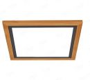 600x600mm Square FSC Wood Frame LED Ceiling Light