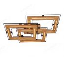 875x590mm FSC Pine Wood Triple Frame Indoor LED Ceiling Light 90065