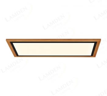 1000x250mm Rectangle FSC Wood Frame LED Ceiling Light