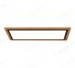 1000x250mm Rectangle FSC Wood Frame LED Ceiling Light