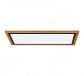 1000x250mm Rectangle FSC Wood Frame LED Ceiling Light