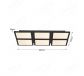 Six Head Square Black Color Changing LED Panel Ceiling Light 70025