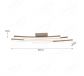 Four Arc Line Interior Decoration 3 Step Dim LED Light 70054