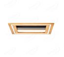 450x450mm LED Frame Light with Wood Board Decoration Ceiling Light 70079