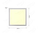 395x395mm Nickel Surface RGB Backlight with CCT Main Light Panel 60002