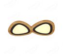 590x338mm Small Stone Two Head FSC Wood Decoration LED Ceiling Light 90019