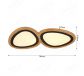 784x418mm Big Stone Two Head FSC Wood Decoration LED Ceiling Light 90023