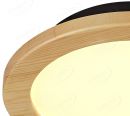 Round 280mm FSC Pine Wood Indoor LED Ceiling Light 90027