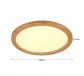 Round 380mm FSC Pine Wood Indoor LED Ceiling Light 90028