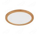 Round 380mm FSC Pine Wood Indoor LED Ceiling Light 90028