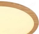 Round 480mm FSC Pine Wood Indoor LED Ceiling Light 90029