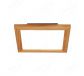 Square 280x280mm FSC Pine Wood Indoor LED Ceiling Light 90030