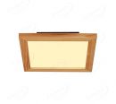 Square 280x280mm FSC Pine Wood Indoor LED Ceiling Light 90030