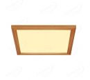 Square 380x380mm FSC Pine Wood Indoor LED Ceiling Light 90031