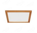 Square 380x380mm FSC Pine Wood Indoor LED Ceiling Light 90031