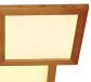 650x480mm Double Square FSC Pine Wood Indoor LED Ceiling Light 90035