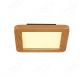 230x230mm Square Circle FSC Pine Wood Indoor LED Ceiling Light 90036