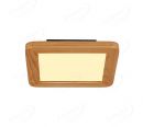 230x230mm Square Circle FSC Pine Wood Indoor LED Ceiling Light 90036