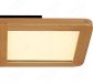 430x430mm Square Circle FSC Pine Wood Indoor LED Ceiling Light 90037