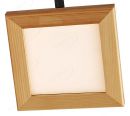 960x170mm FSC Wood Square Four Head Spotlights 90058