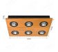 450x300mm FSC Wood Six Head LED Integrated Ceiling Light 90075