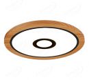 800mm Diameter RGB in Centre Round FSC Wood Frame LED Ceiling Light 90008