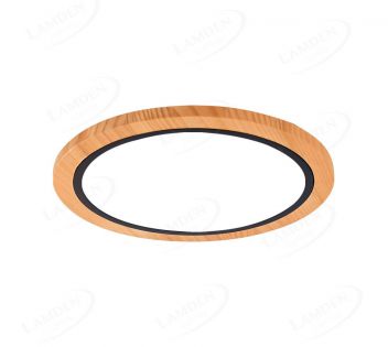 360X360mm Round FSC Wood Decoration LED Ceiling Light